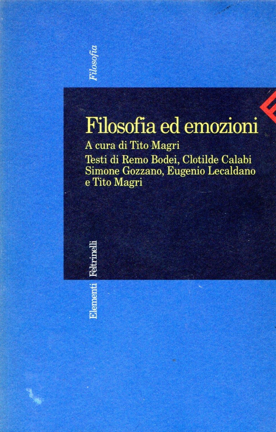Filosofia ed emozioni