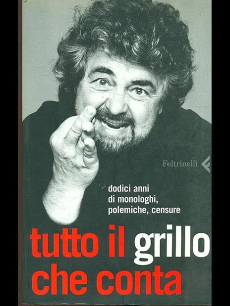 Tutto il Grillo che conta. Dodici anni di monologhi, polemiche, censure - Beppe Grillo - copertina