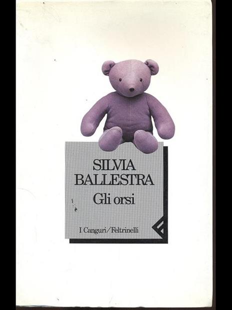 Gli orsi - Silvia Ballestra - copertina