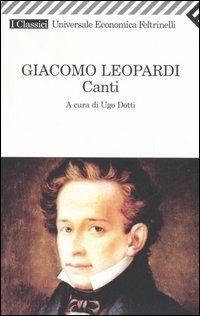 I canti - Giacomo Leopardi - copertina