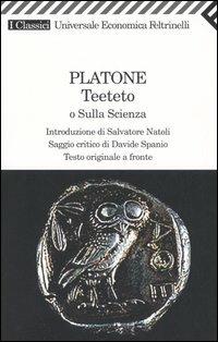 Teeteto o Sulla scienza - Platone - copertina