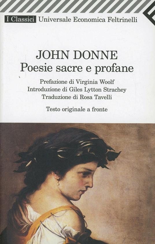 Poesie sacre e profane. Testo originale a fronte - John Donne - copertina