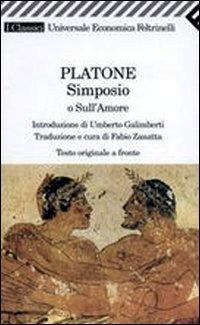 Simposio o sull'amore. Testo greco a fronte - Platone - copertina