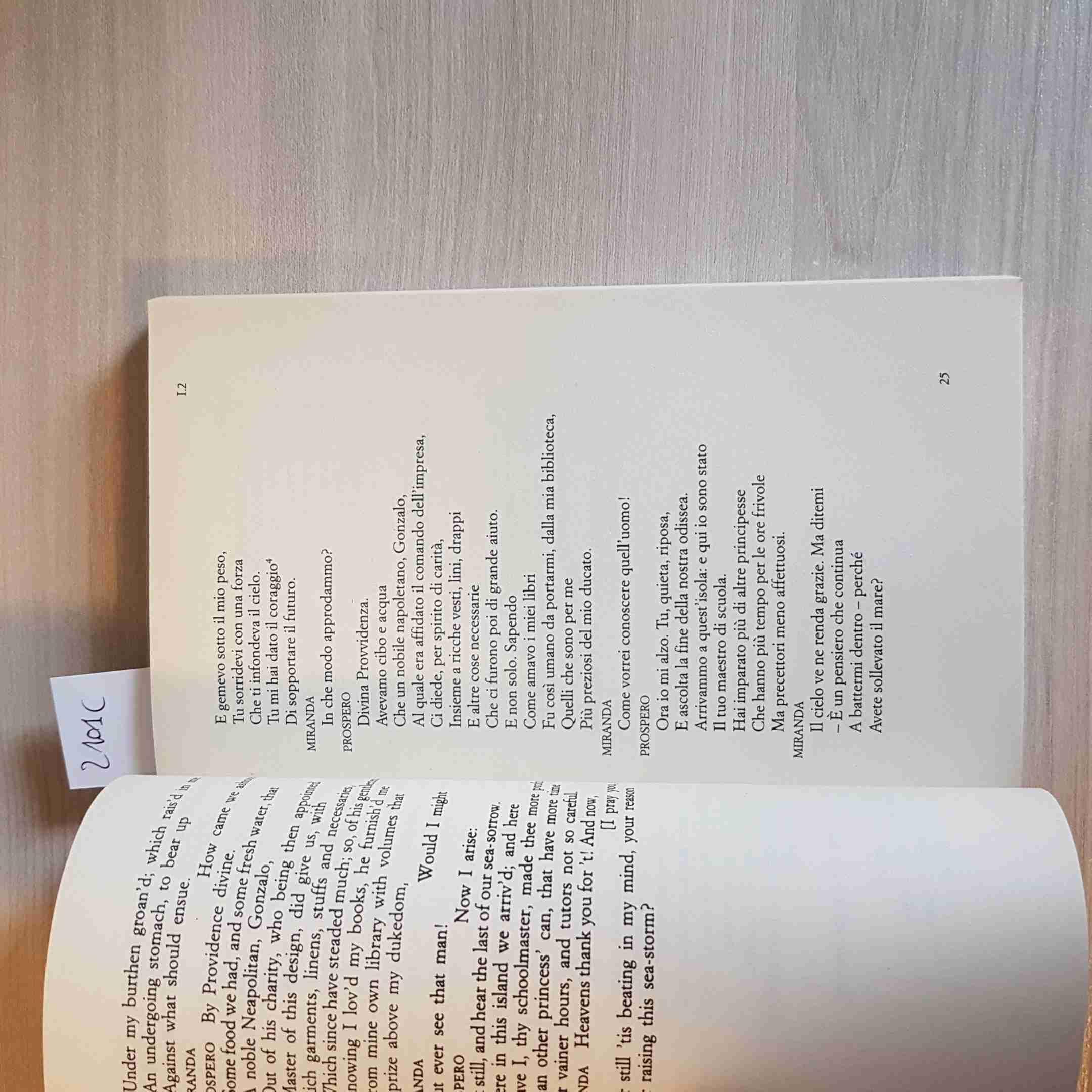 La tempesta. Testo inglese a fronte