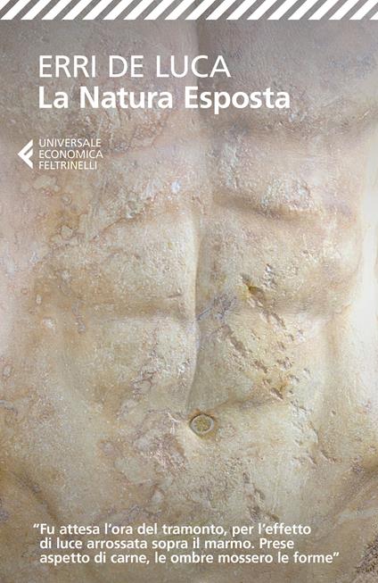 La natura esposta - Erri De Luca - copertina