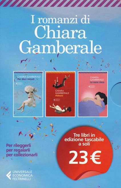 Cofanetto Gamberale: Per dieci minuti-Adesso-La zona cieca - Chiara Gamberale - copertina
