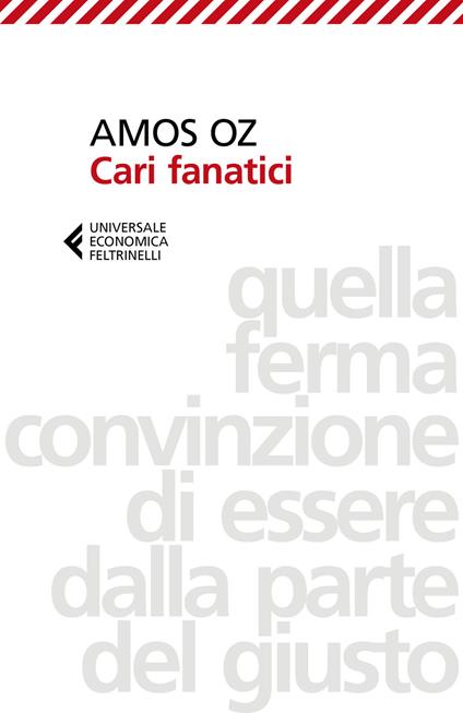 Cari fanatici - Amos Oz - copertina