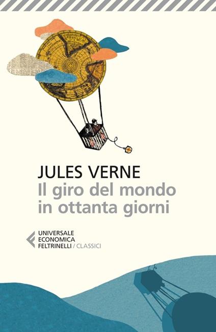 Il giro del mondo in ottanta giorni - Jules Verne - copertina