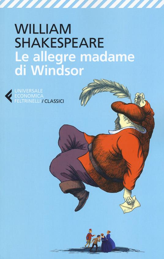 Le allegre madame di Windsor. Testo inglese a fronte - William Shakespeare - copertina