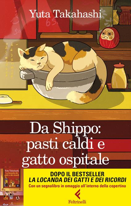 Da Shippo: pasti caldi e gatto ospitale. Con segnalibro - Yuta Takahashi - copertina
