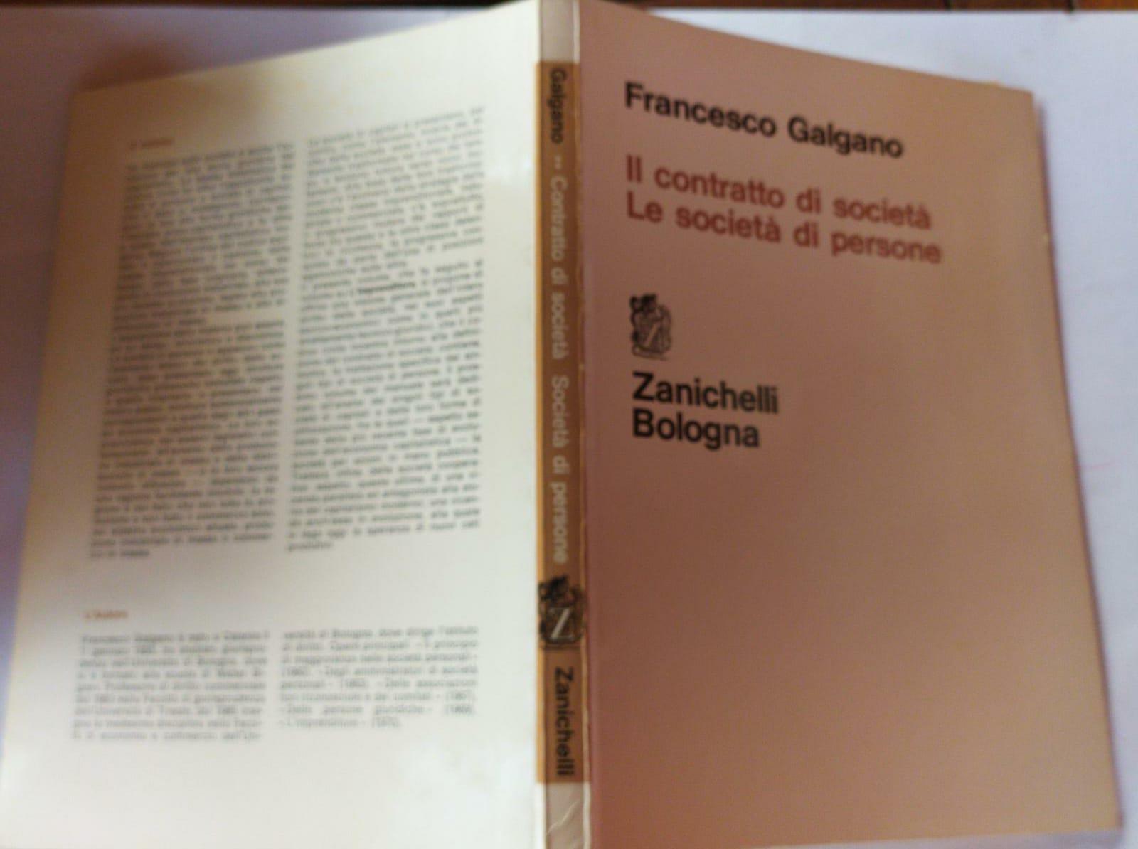 Diritto commerciale: le società. Contratto di società. Società di persone. Società per azioni. Altre società di capitali. Società cooperative 1997-98