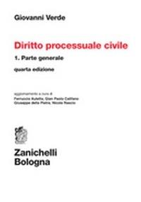 Diritto processuale civile. Vol. 1: Parte generale - Giovanni Verde - copertina