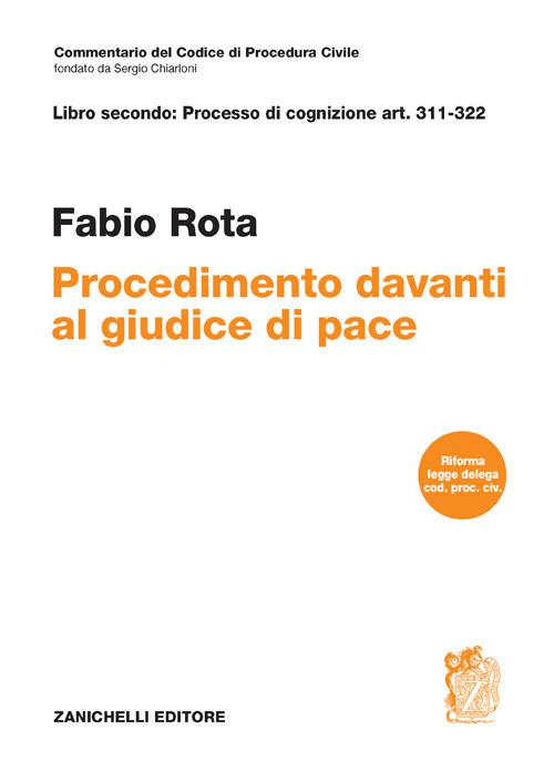 Libro secondo. Procedimeto davanti al giudice di pace - copertina