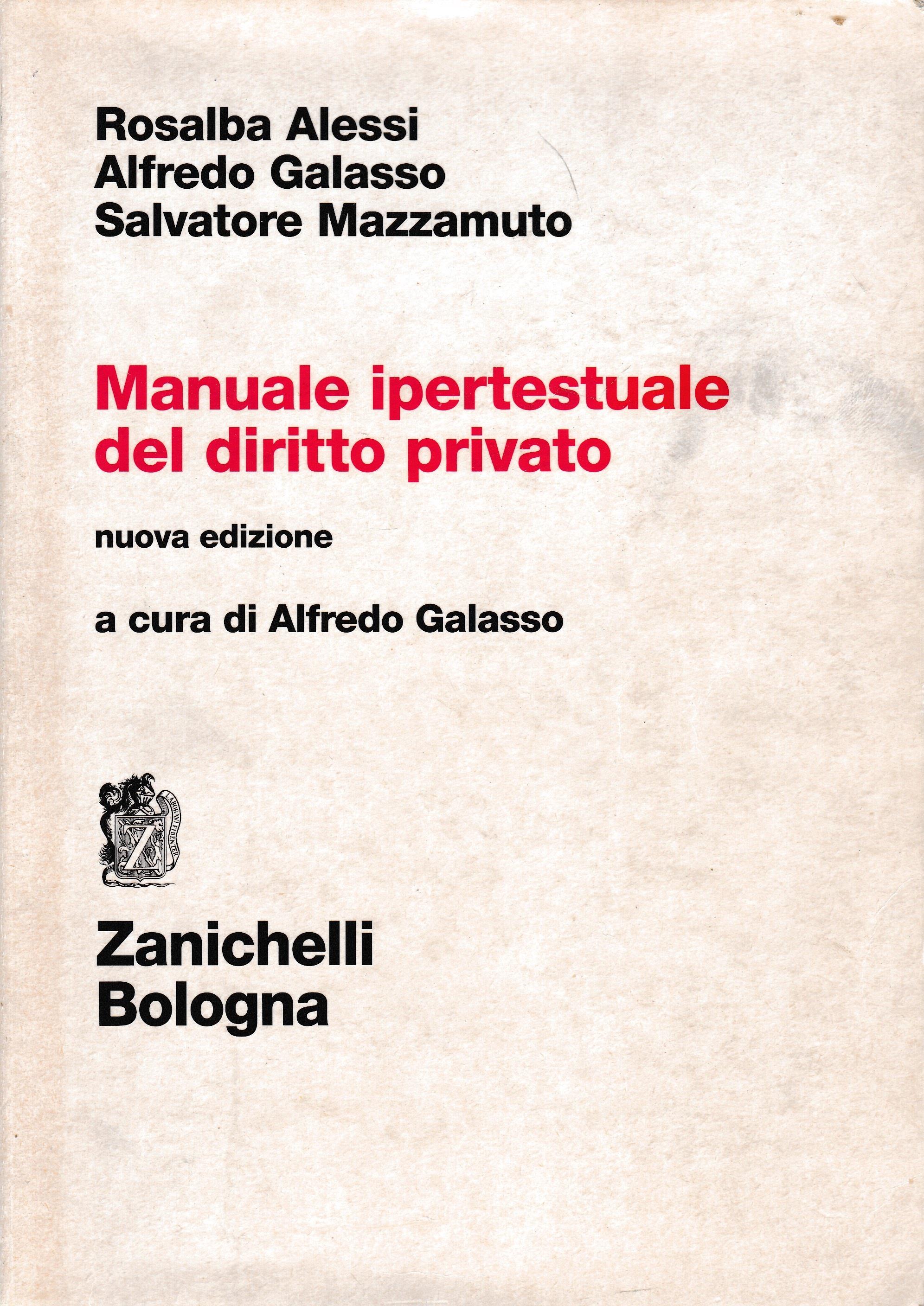 Manuale ipertestuale del diritto privato. Con CD-ROM