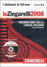 Lo Zingarelli 2008. Vocabolario della lingua italiana. CD-ROM - Nicola Zingarelli - copertina
