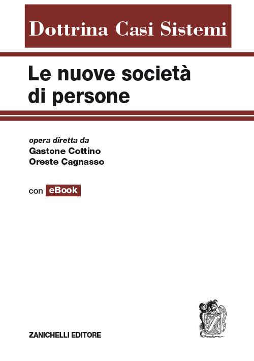 Le nuove società di persone. Con e-book - copertina