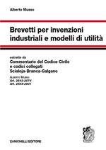 Brevetti per invenzioni industriali e modelli di utilità