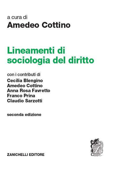 Lineamenti di sociologia del diritto - copertina