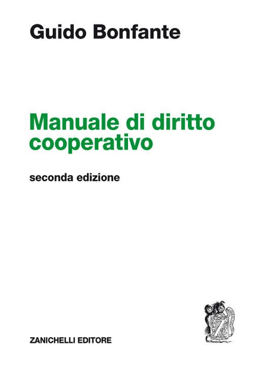 Manuale di diritto cooperativo - Guido Bonfante - copertina