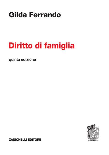 Diritto di famiglia - Gilda Ferrando - copertina