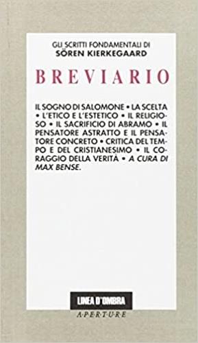  Breviario -  Sören Kierkegaard - copertina