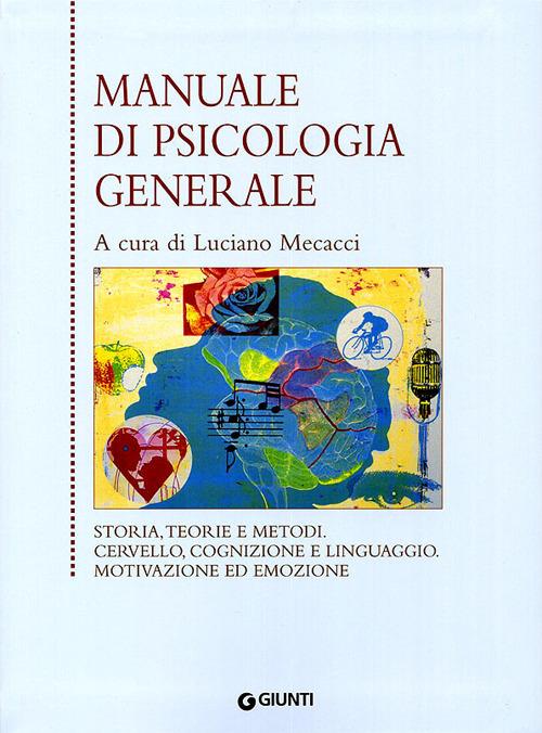 Manuale di psicologia generale - copertina