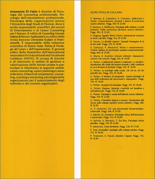 Counseling e relazione d'aiuto. Linee guida e strumenti per l'autoverifica - Anna M. Di Fabio - 2