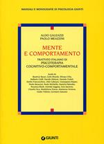 Mente e comportamento. Trattato italiano di psicoterapia cognitivo-comportamentale