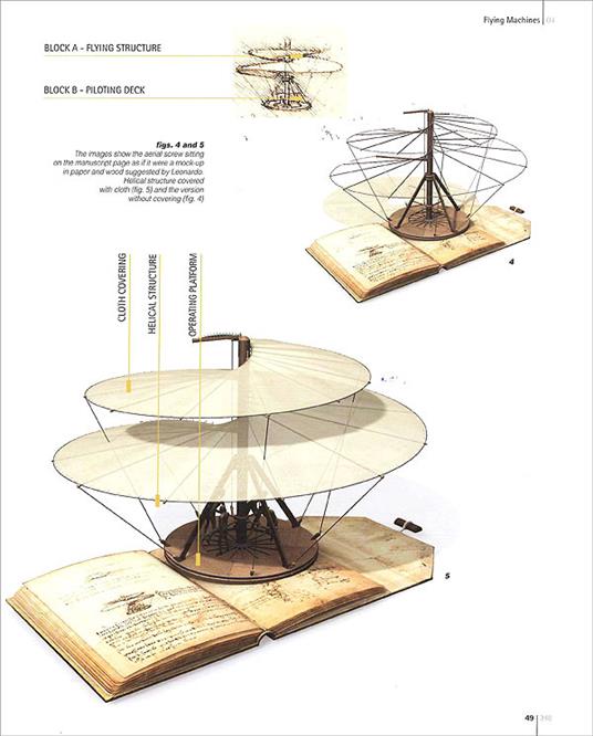 Leonardo's Machines. Secrets and Inventions in the Da Vinci Codices - Mario Taddei,Edoardo Zanon,Domenico Laurenza - 4