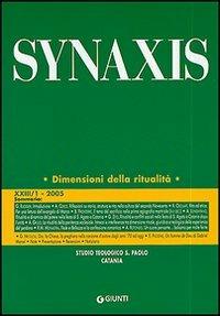 Quaderni di Synaxis. Vol. 23/1 - copertina