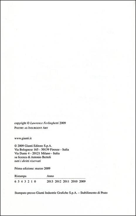 Poesia come arte che insorge - Lawrence Ferlinghetti - 3