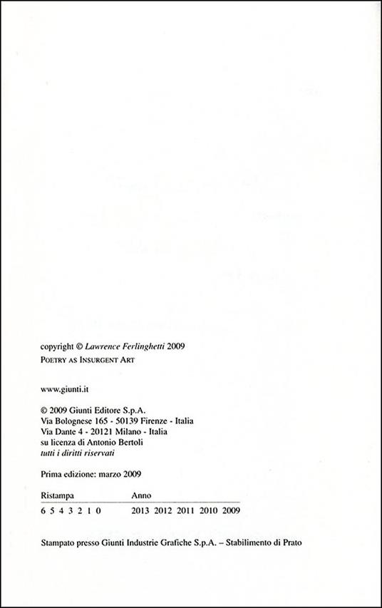 Poesia come arte che insorge - Lawrence Ferlinghetti - 3