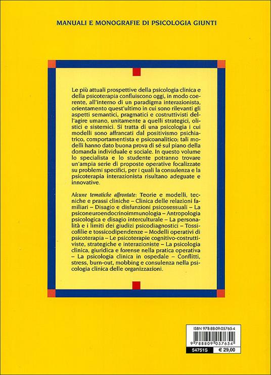 Psicologia clinica dell'interazione e psicoterapia - Alessandro Salvini,Monica Dondoni - 4
