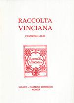 Raccolta Vinciana voll. 1-2-3