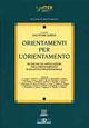 Orientamenti per l'orientamento - copertina