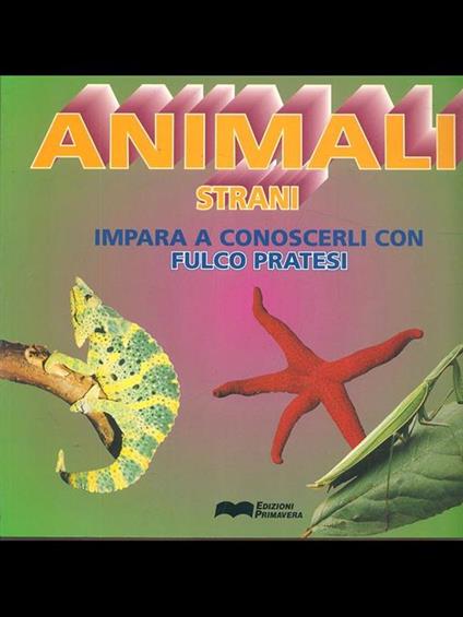 Animali strani - Fulco Pratesi - copertina