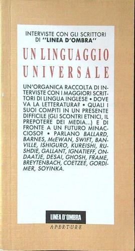 Un linguaggio universale - copertina