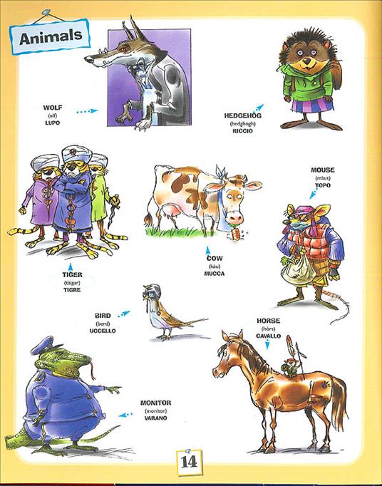 Do you speak English? Vocabolario illustrato d'inglese. Dick Rabbit Educational - Burt O'Loosy,Matt Wolf - 3