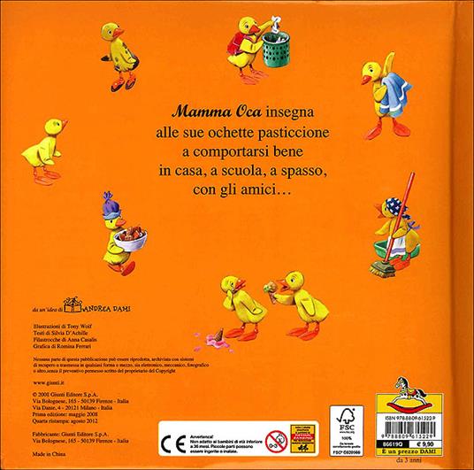 Mamma Oca insegna le buone maniere. Ediz. illustrata - Silvia D'Achille,Tony Wolf - 4
