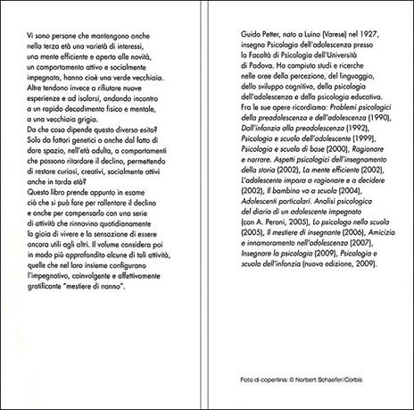 Per una verde vecchiaia. La terza età e il «mestiere di nonno» - Guido Petter - 4