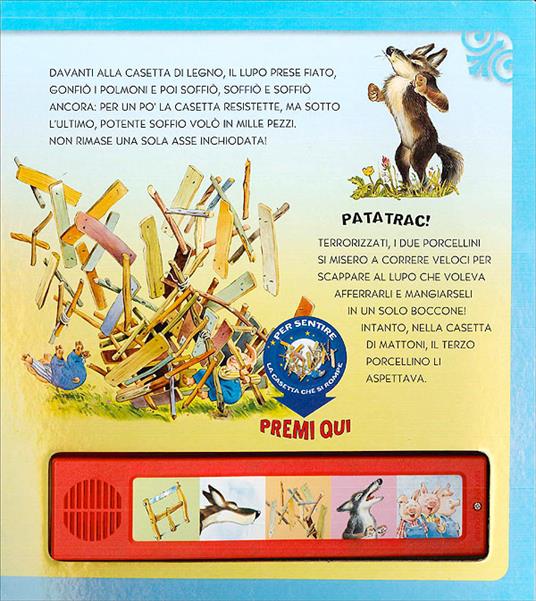 Tre porcellini. Premi e ascolta. Ediz. illustrata - Anna Casalis - 3