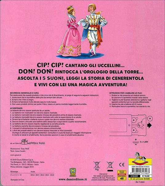 Cenerentola. Premi e ascolta. Ediz. illustrata - Anna Casalis - 2