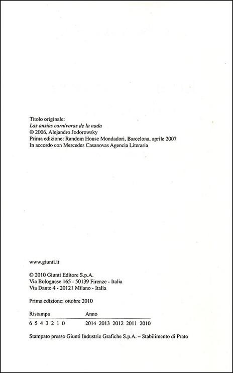 Le ansie carnivore del niente - Alejandro Jodorowsky - 3