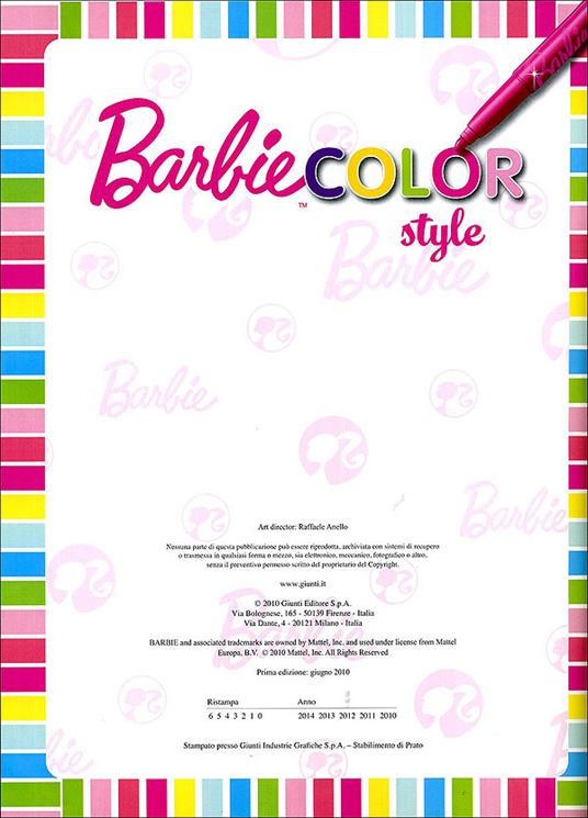 Barbie Color Style. Con adesivi. Ediz. illustrata - 3