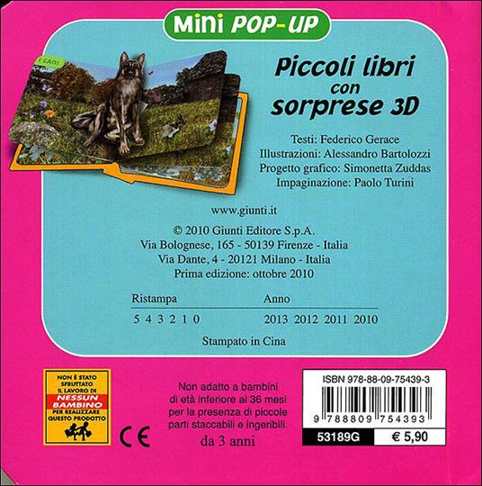 I gatti. Libro pop-up. Ediz. illustrata - Federico Gerace,Alessandro Bartolozzi - 2