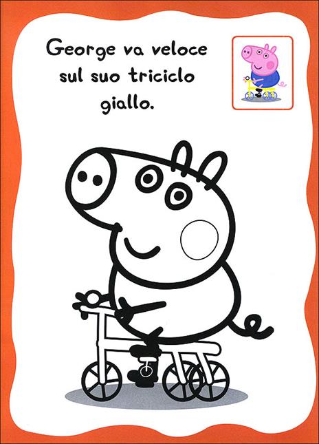 Colora con Peppa Pig. Hip hip urrà per Peppa! Ediz. illustrata - Silvia D'Achille - 3