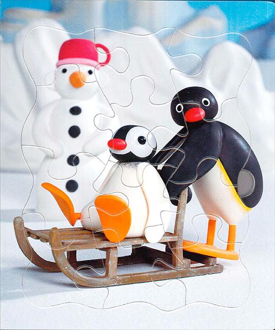 Il libro puzzle di Pingu. Ediz. illustrata. Con 4 puzzle - Silvia D'Achille - 4