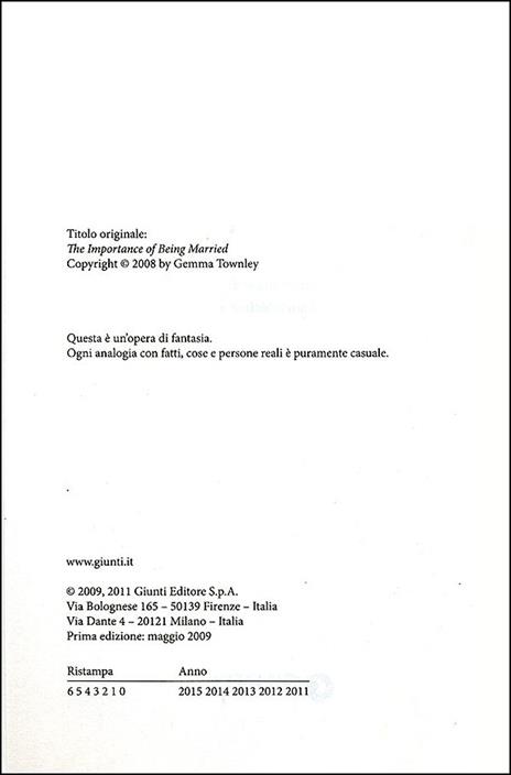 L'importanza di essere sposata - Gemma Townley - 3