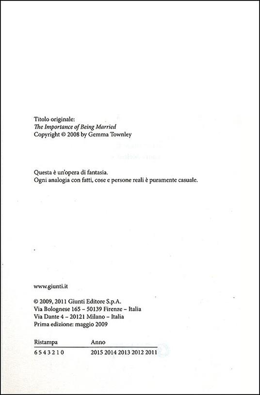 L'importanza di essere sposata - Gemma Townley - 3