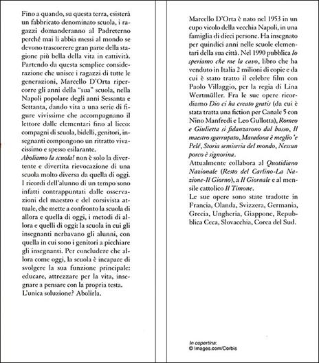 Aboliamo la scuola - Marcello D'Orta - ebook - 3